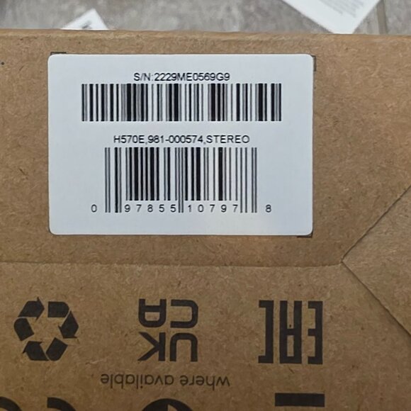 Logitech Headphones Stereo H570e USB Microphone - Picture 6 of 7